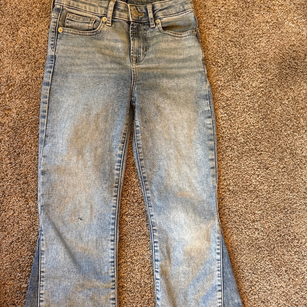 Girls flare cut jeans